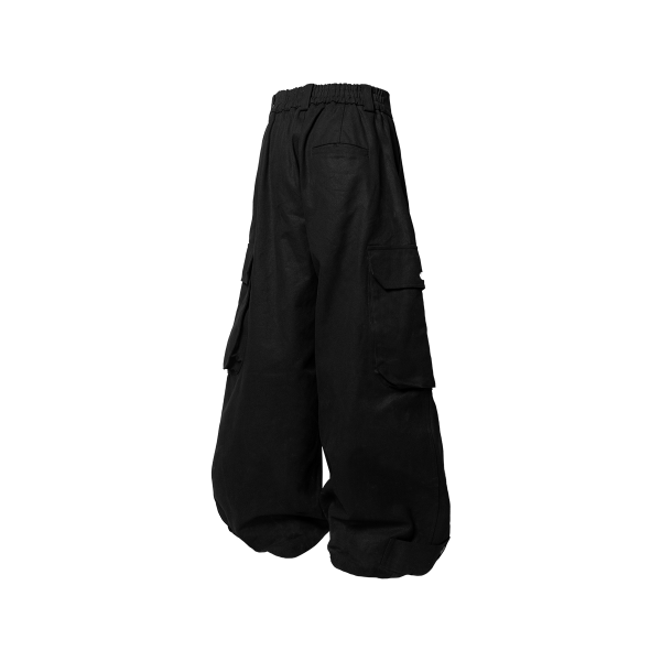 RELABEL丨Removable Scarf Pleated Silhouette Trousers - PSYLOS 1, RELABEL丨Removable Scarf Pleated Silhouette Trousers, Pants, RELABEL, PSYLOS 1
